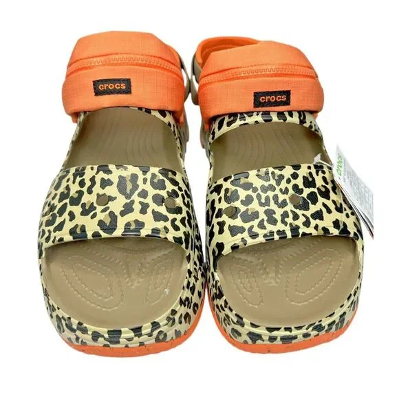 Crocs Hiker Xscape Animal Sandal Clog - Khaki Leopard, Men\'s Size 13 Crocs Hiker Xscape Animal Sandal Clog - Khaki Leopard, Men main image 3